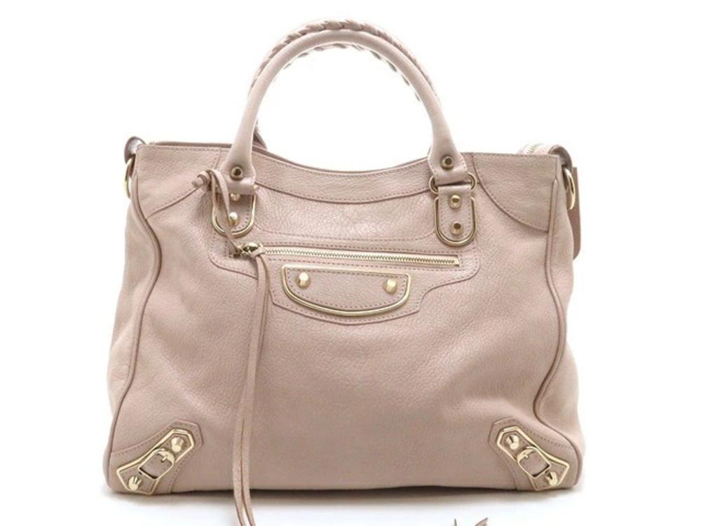Balenciaga Vero bag handbag shoulder pink leather